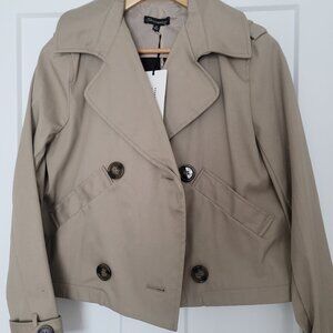 Tan Button Coat